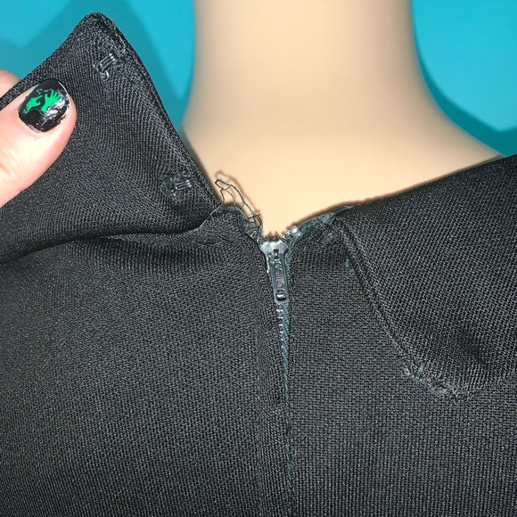 Vintage Witchy 1960s Crochet Sequins Dress Retro Midcentury Halloween Vampy - Picture 2 of 8